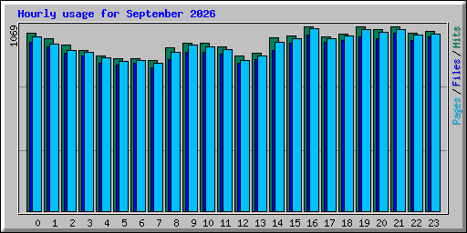 Hourly usage for September 2026